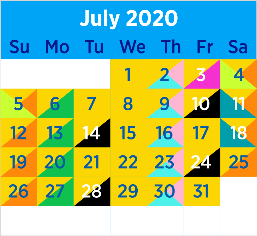 Parrot Island Waterpark Season Calendar